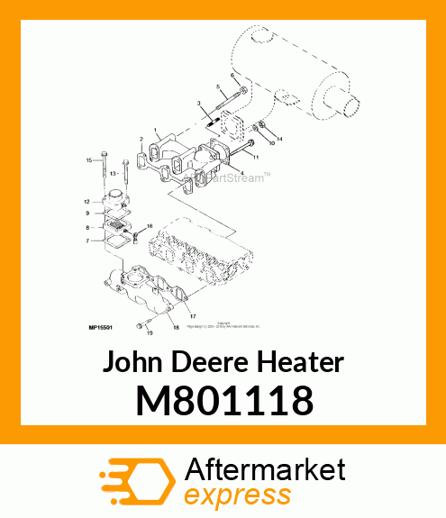 HEATER, INTAKE AIR M801118