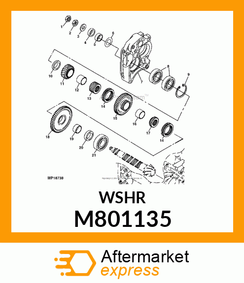 WASHER M801135