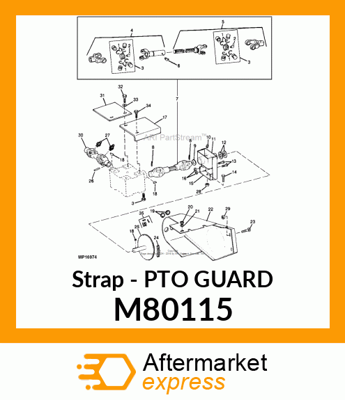 Strap - PTO GUARD M80115