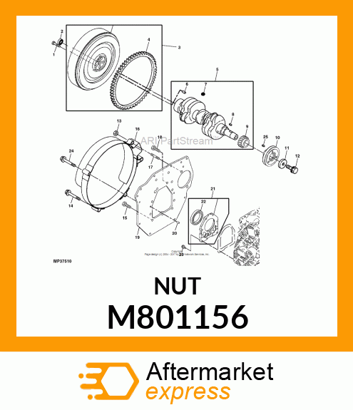 NUT M801156