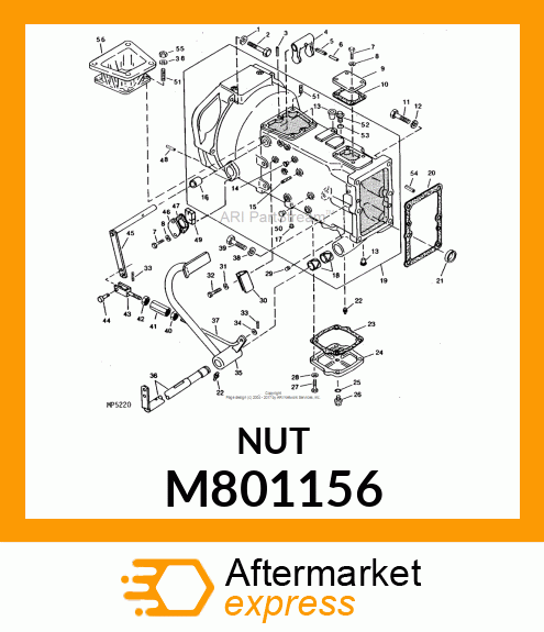 NUT M801156