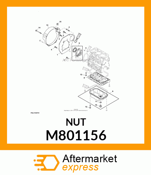 NUT M801156