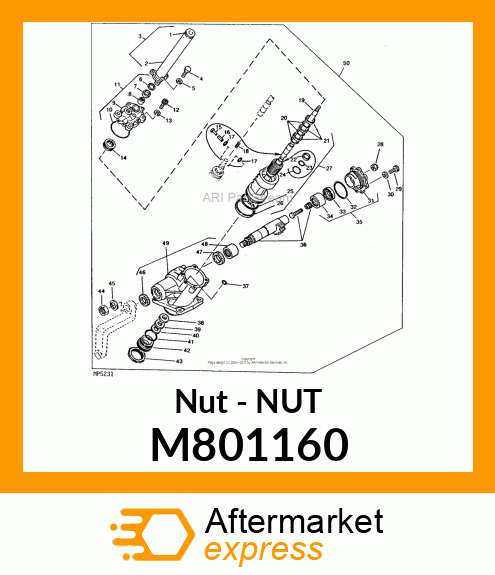 Nut - NUT M801160