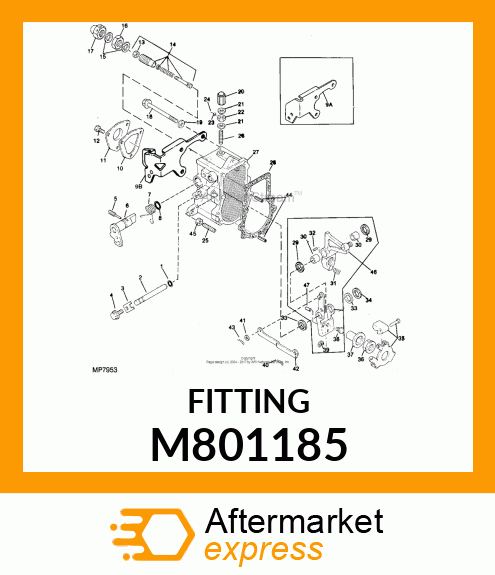 CAP NUT, M6 M801185