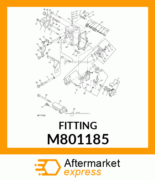 CAP NUT, M6 M801185