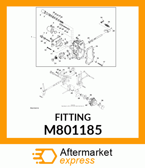 CAP NUT, M6 M801185