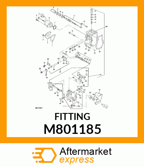 CAP NUT, M6 M801185