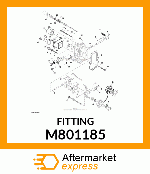 CAP NUT, M6 M801185