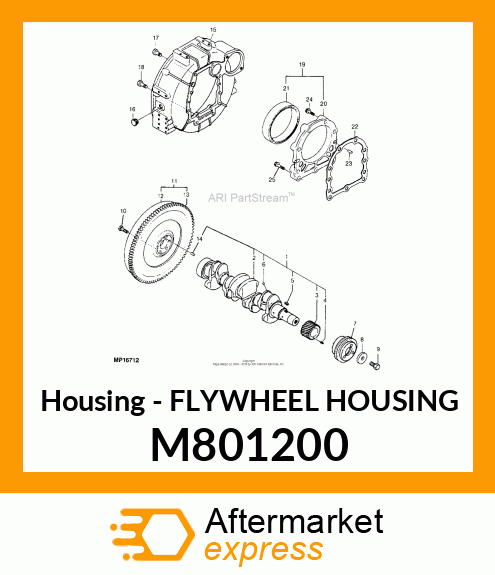 Flywheel Housing M801200