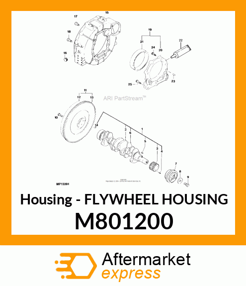 Flywheel Housing M801200