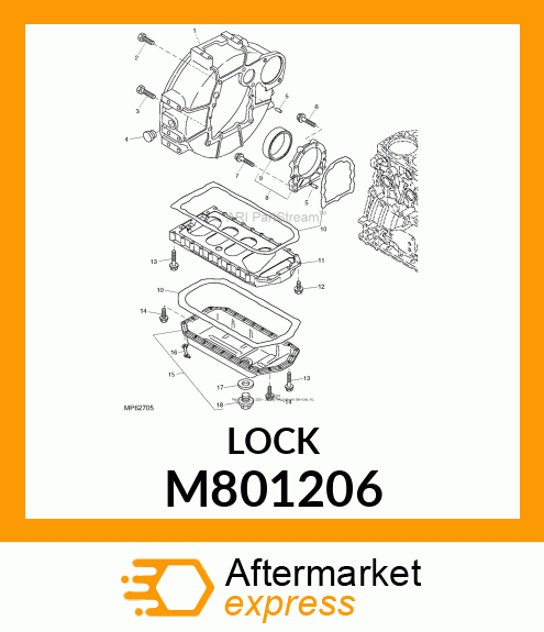 PLATE, SUMP M801206