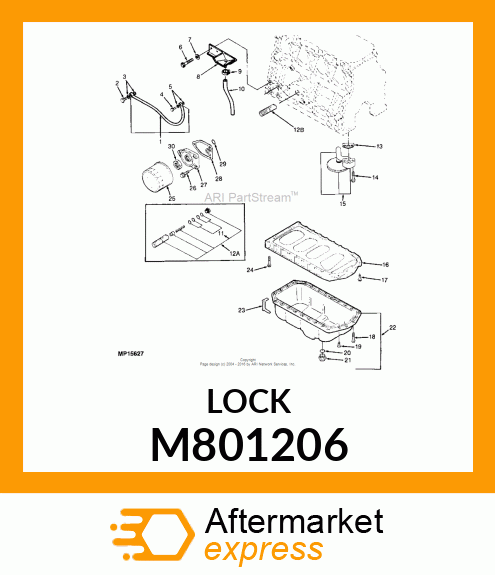 PLATE, SUMP M801206