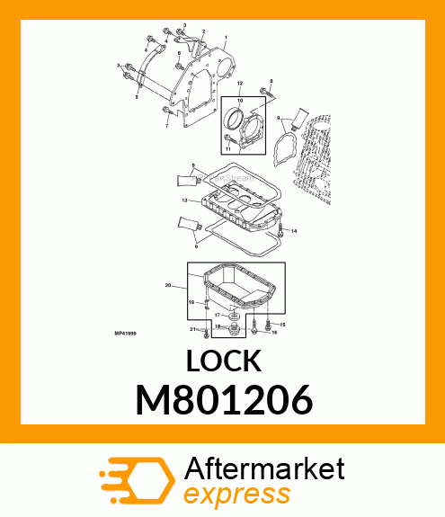 PLATE, SUMP M801206