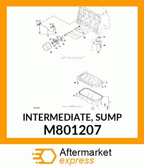 INTERMEDIATE, SUMP M801207