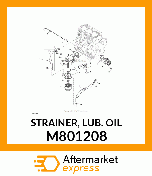 STRAINER, LUB. OIL M801208