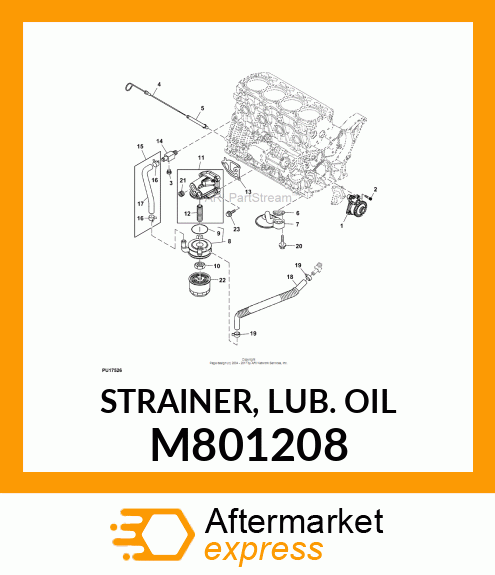 STRAINER, LUB. OIL M801208