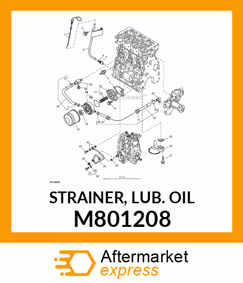 STRAINER, LUB. OIL M801208