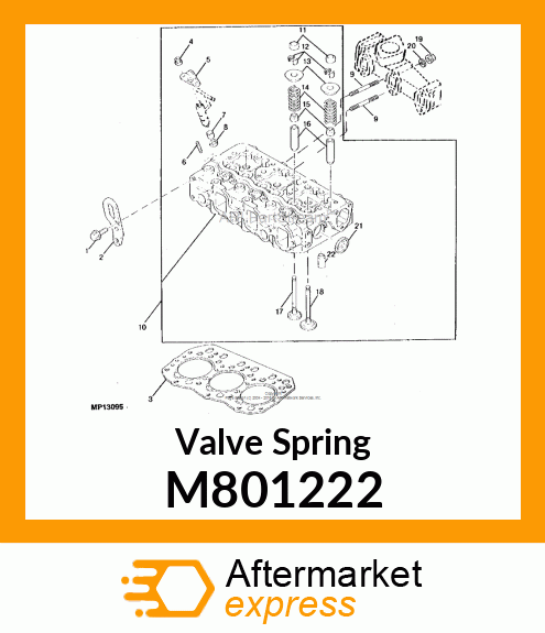 SPRING, VALVE M801222