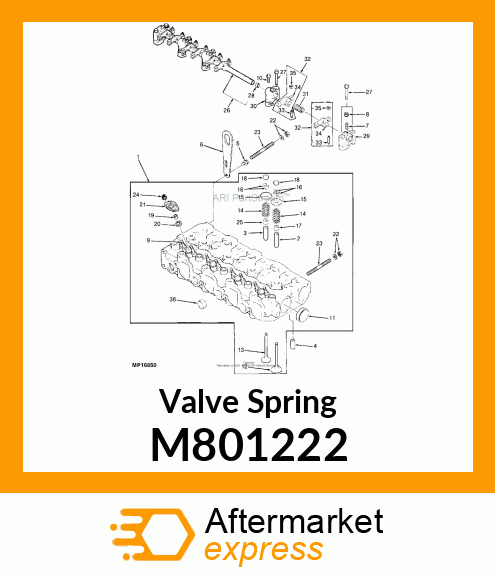 SPRING, VALVE M801222