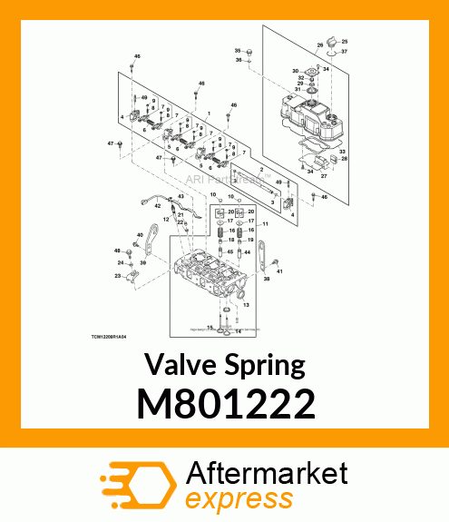 SPRING, VALVE M801222