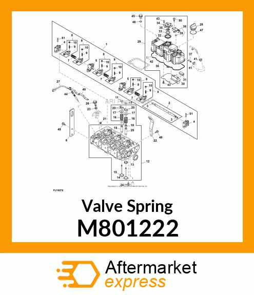 SPRING, VALVE M801222