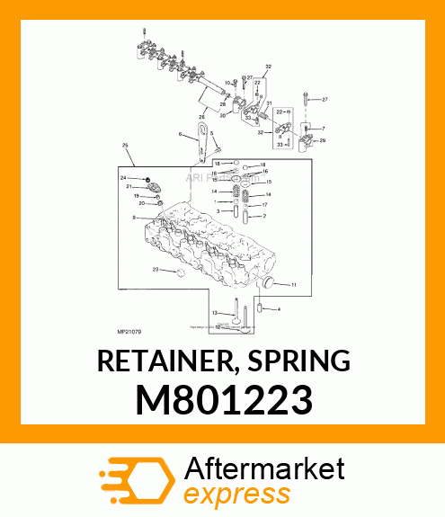 RETAINER, SPRING M801223