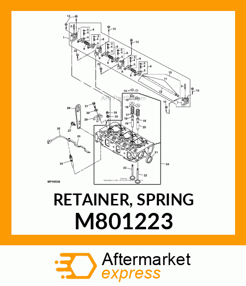 RETAINER, SPRING M801223