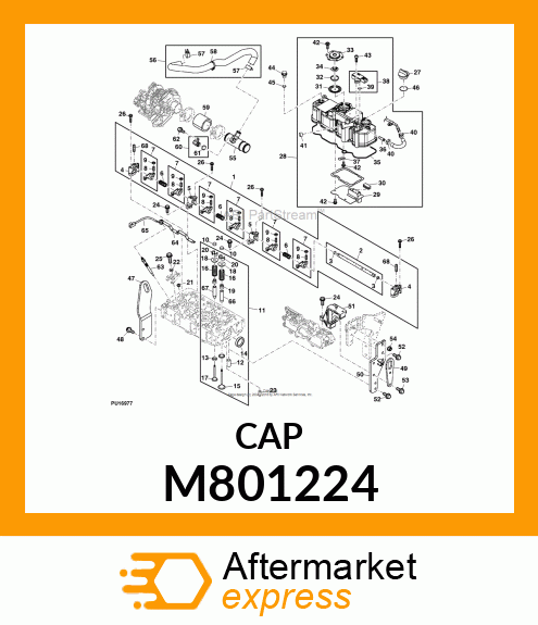 CAP, VALVE M801224