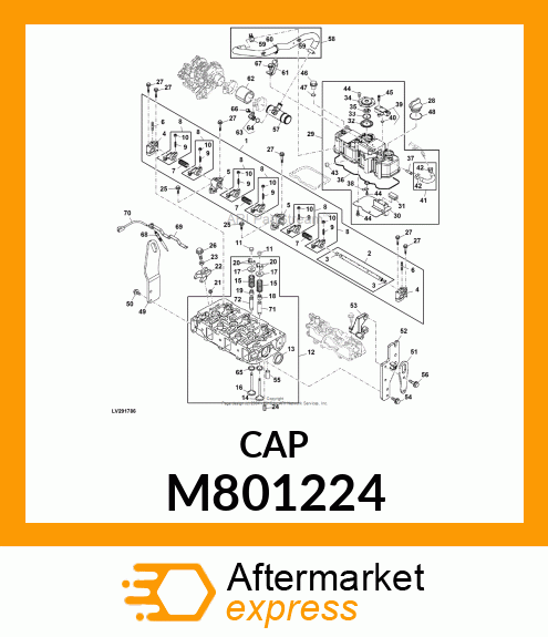 CAP, VALVE M801224