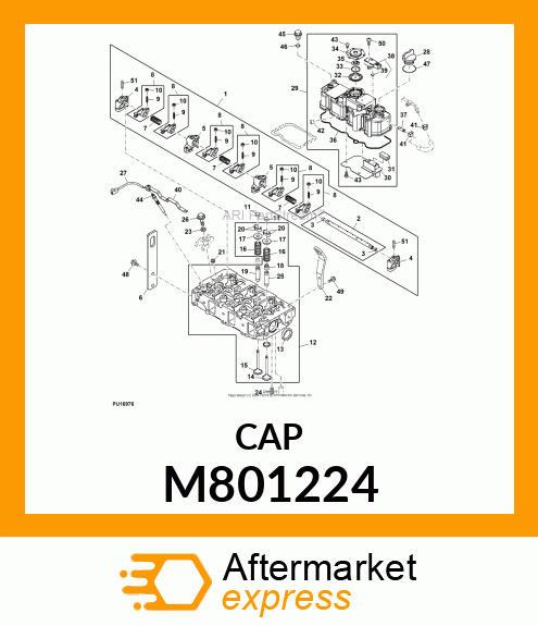 CAP, VALVE M801224