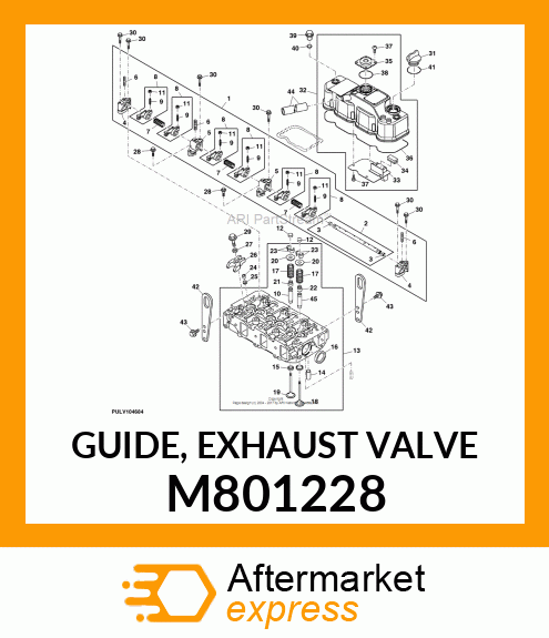 GUIDE, EXHAUST VALVE M801228