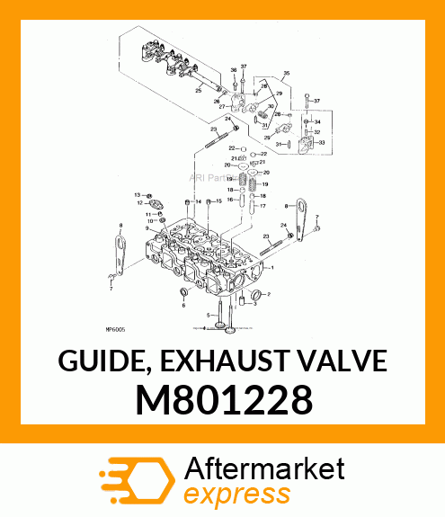 GUIDE, EXHAUST VALVE M801228