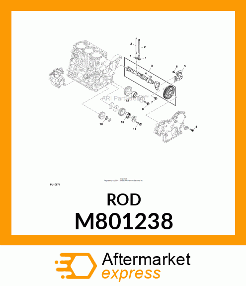 PUSH ROD M801238