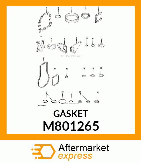 GASKET, WATER PUMP M801265