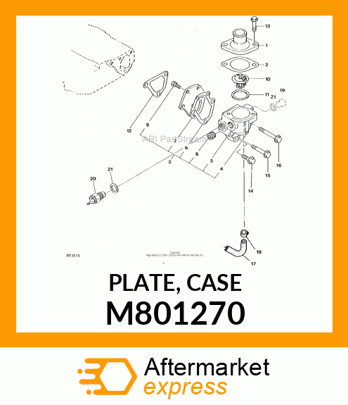 PLATE, CASE M801270