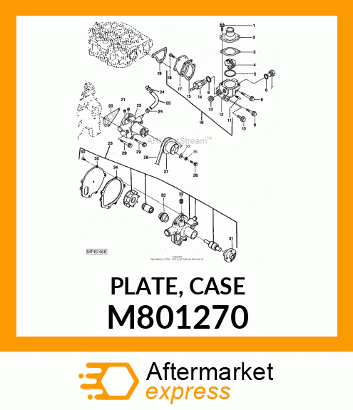 PLATE, CASE M801270