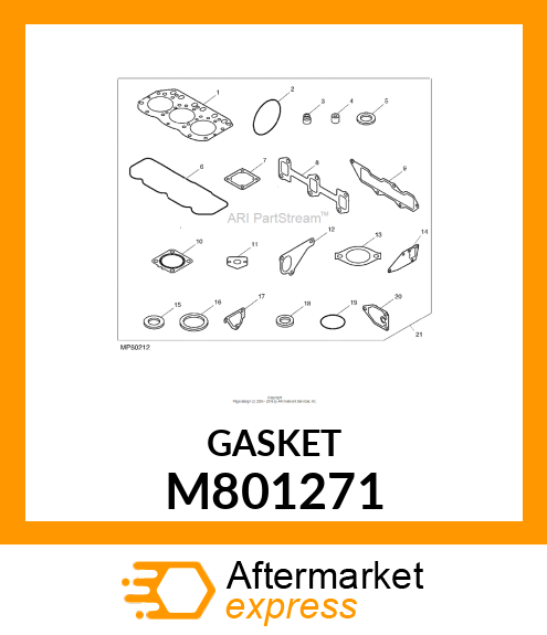 GASKET, GASKET, CASE M801271