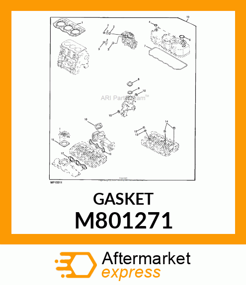 GASKET, GASKET, CASE M801271