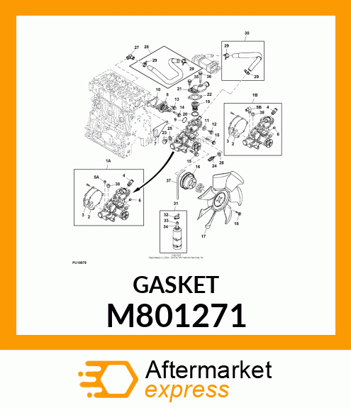 GASKET, GASKET, CASE M801271