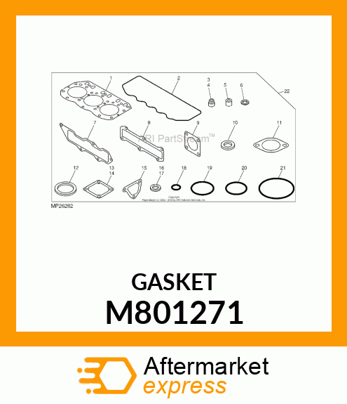 GASKET, GASKET, CASE M801271