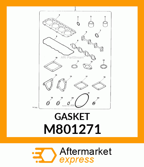 GASKET, GASKET, CASE M801271