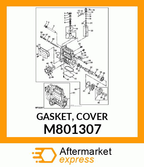 GASKET, COVER M801307