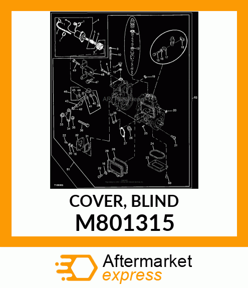 COVER, BLIND M801315