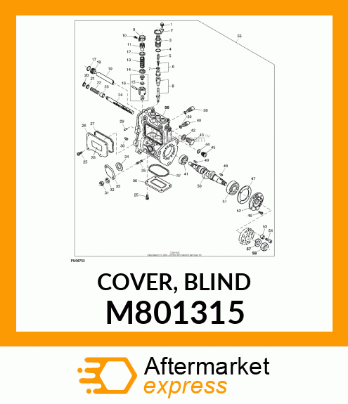 COVER, BLIND M801315