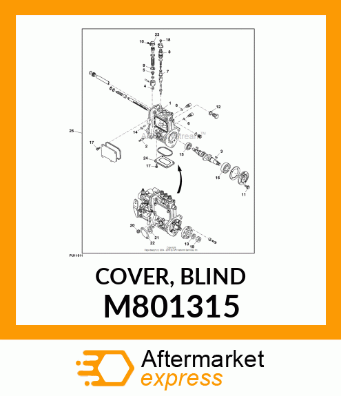 COVER, BLIND M801315