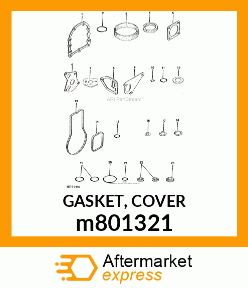 GASKET, COVER m801321