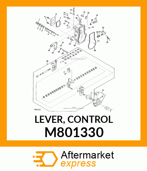 LEVER, CONTROL M801330