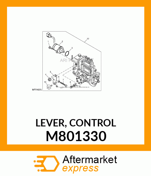 LEVER, CONTROL M801330