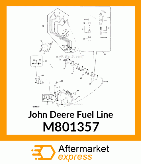 PIPE ASSEMBLY, INJECTION 4 M801357