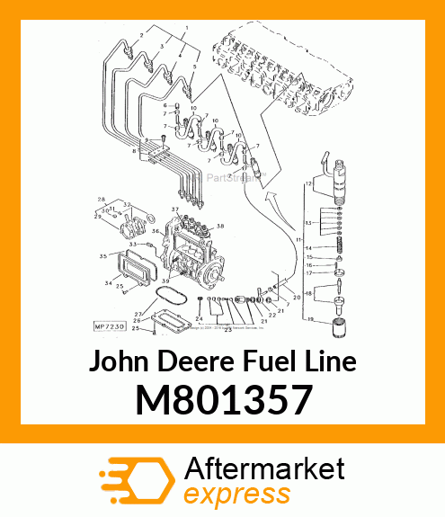 PIPE ASSEMBLY, INJECTION 4 M801357